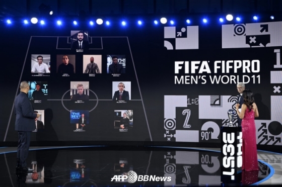 올해의 FIFA-FIFPro 베스트11. /AFPBBNews=뉴스1