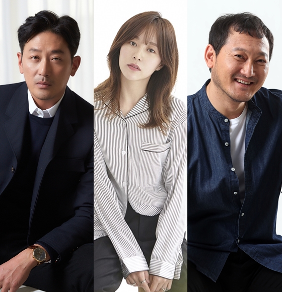 하정우와 유다인, 정만식이 카카오M 첫 영화 '야행'에서 호흡을 맞춘다. 