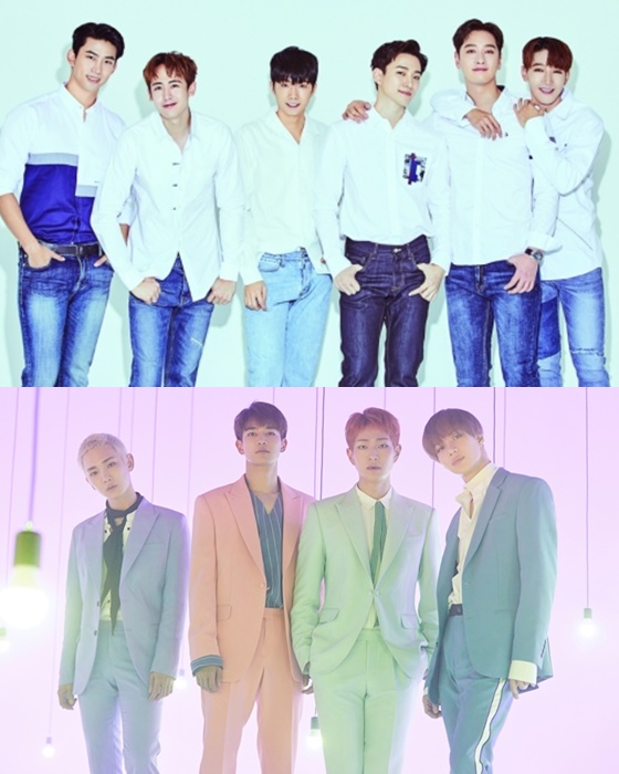 2PM,샤이니/사진제공=JYP엔터테인먼트,SM엔터테인먼트