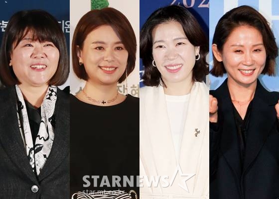 배우 이정은, 장혜진, 염혜란, 김선영 /사진=스타뉴스