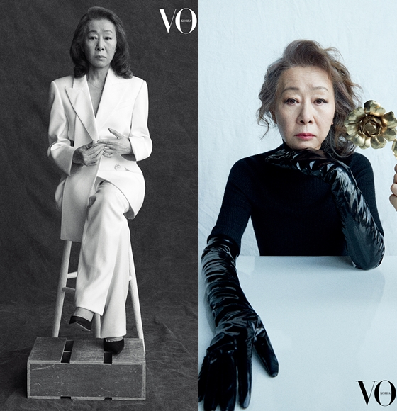 윤여정의 보그 코리아 화보/사진제공=보그 코리아