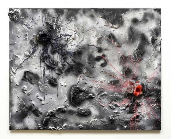 Piece of Hope, 163x131cm, Mixed media on Canvas, 2021 /사진제공=오철헌 작가, MAP CREW