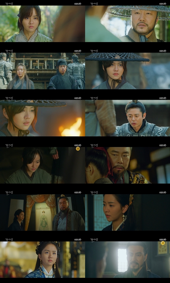 KBS 2TV 월화드라마 '달이 뜨는 강'에서 공주로 돌아간 김소현이 정치싸움을 예고했다./사진제공= 빅토리콘텐츠