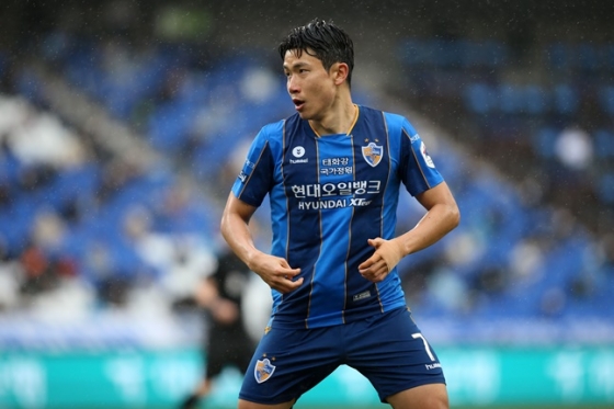 울산 현대 김인성. /사진=한국프로축구연맹