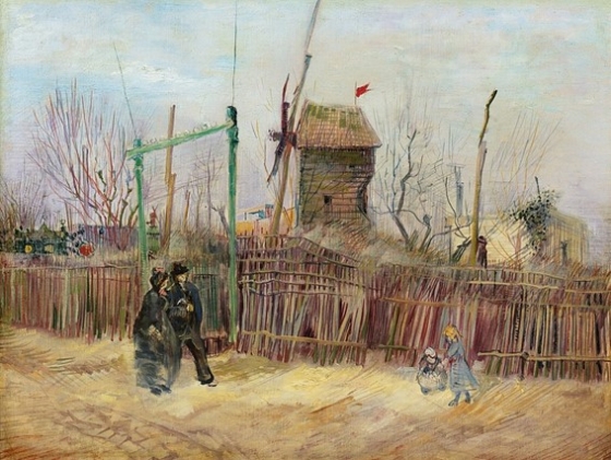 Vincent van Gogh,Scene de Rue a Montmartre (1887).사진: Wikimedia Commons, Public Domain