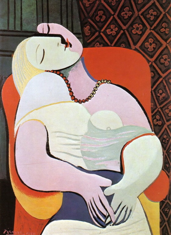 파블로 피카소(Pablo Picasso), '꿈(Le Reve)', 1932.  사진제공= NichoDesign via Flickr/Creative Commons.