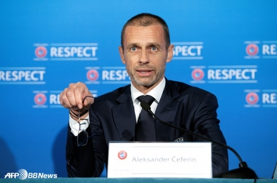 알렉산데르 체페린 유럽축구연맹(UEFA) 회장. /AFPBBNews=뉴스1