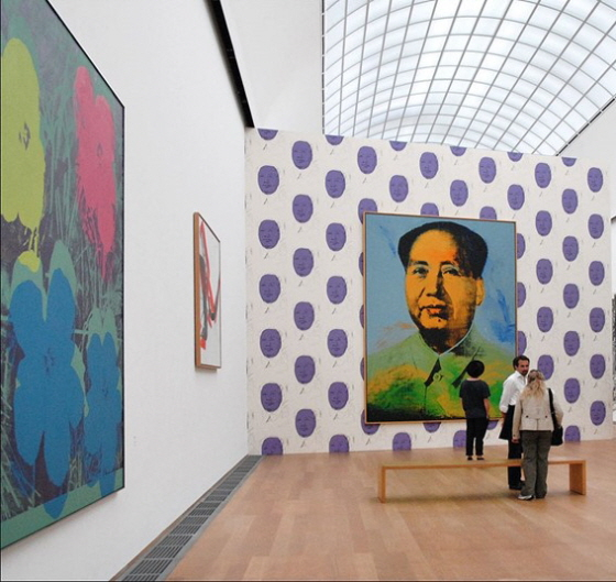 앤디 워홀(Andy Warhol)의 판화, '마오쩌둥의 초상(Portrait of Mao Zedong)', 1972.  사진제공= dalbera via Wikimedia Commons.