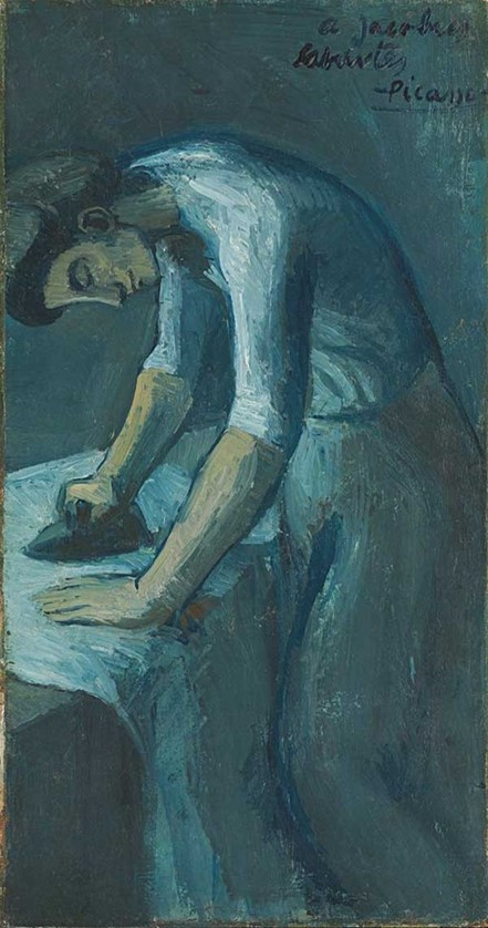 파블로 피카소(Pablo Picasso), '다림질하는 여인(La Repasseuse)', 1911.  사진제공= Matthias Winkelmann via Wikimedia Commons/Public Domain.