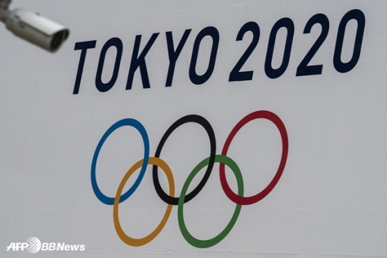 2020 도쿄올림픽을 알리는 배너. /AFPBBNews=뉴스1