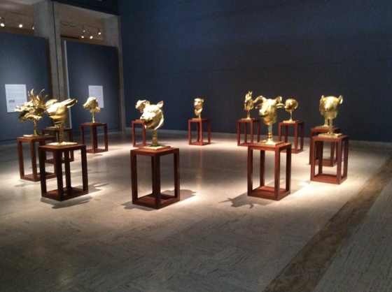 아이웨이웨이(Ai Weiwei), '십이지신(Circle of Animals/Zodiac Heads)', 2010.  사진제공= born1945 via Flickr/Creative Commons.