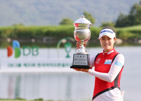 한국여자오픈에서 우승한 박민지./사진=KLPGA