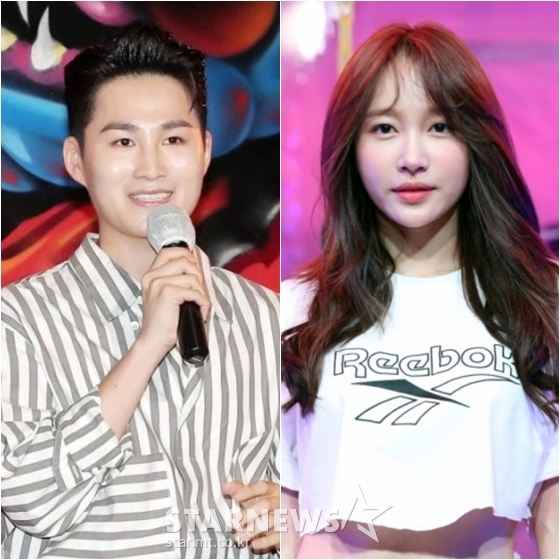 김희재(왼쪽)와 하니 /사진=스타뉴스
