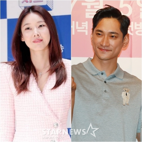 한혜진(왼쪽)과 김요한 /사진=스타뉴스