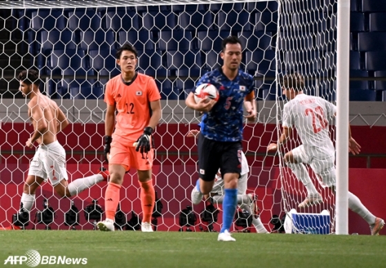 일본 축구가 3일 도쿄올림픽 준결승서 스페인에 패했다. /AFPBBNews=뉴스1