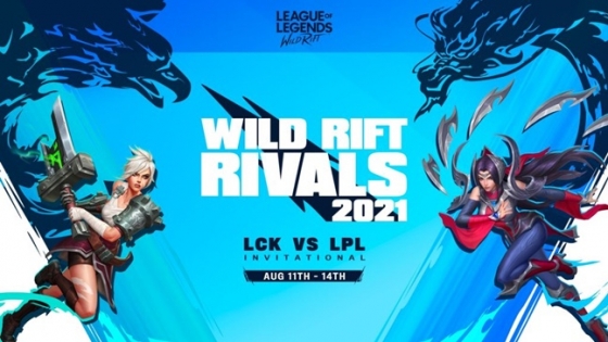 2021 와일드 리프트 라이벌즈 LCK vs LPL 인비테이셔널이 11일부터 14일까지 온라인으로 진행된다. /사진=라이엇 게임즈 제공