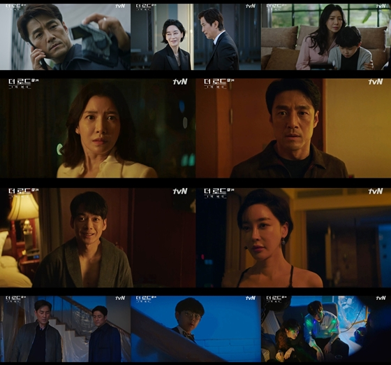  tvN 수목드라마 '더 로드 : 1의 비극' 3회에서 윤세아, 강성민의 은밀한 관계가 드러났다./사진=tvN 수목드라마 '더 로드 : 1의 비극' 방송 화면 캡처