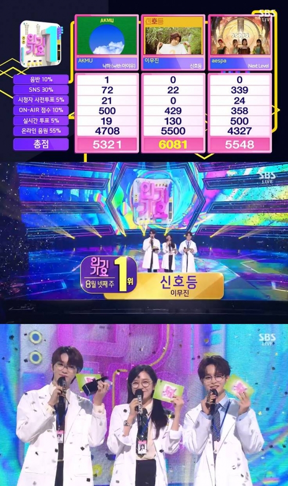 /사진=SBS &#039;인기가요&#039; 방송 캡처