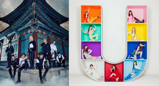 스트레이키즈(왼쪽), NiziU /사진제공=JYP엔터테인먼트