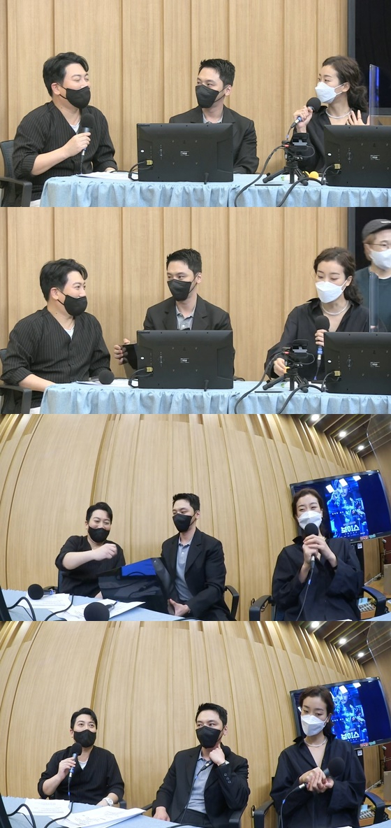 박명훈, 변요한, 이주영(왼쪽부터) /사진=SBS 파워FM '두시탈출 컬투쇼' 보는 라디오 방송화면 캡처