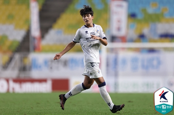 울산현대 설영우. /사진=한국프로축구연맹