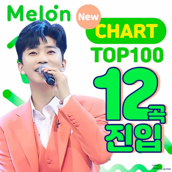 차트神' 임영웅, 멜론 Top100 12곡 진입..톱10 점유율 50% '톱 오브 톱' - 스타뉴스