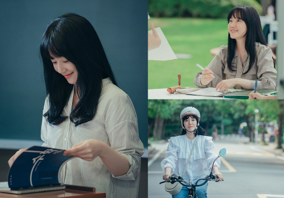tvN 15주년 특별기획 수목드라마 '멜랑꼴리아'에서 수학 교사 지윤수 역을 맡은 임수정./사진제공=tvN