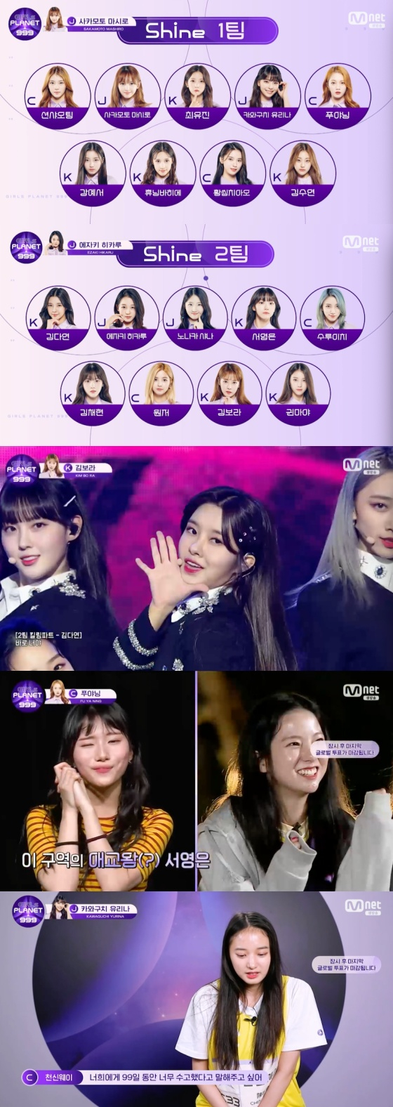 /사진=Mnet &#039;걸스플래닛999 : 소녀대전&#039; 방송화면 캡처
