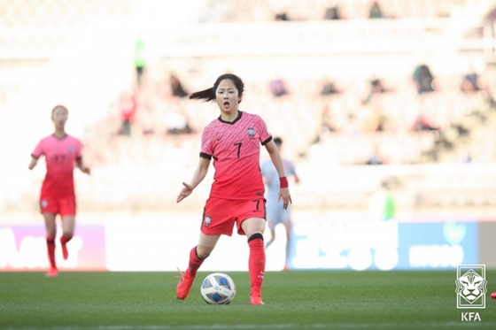 여자축구대표팀 이민아. /사진=대한축구협회