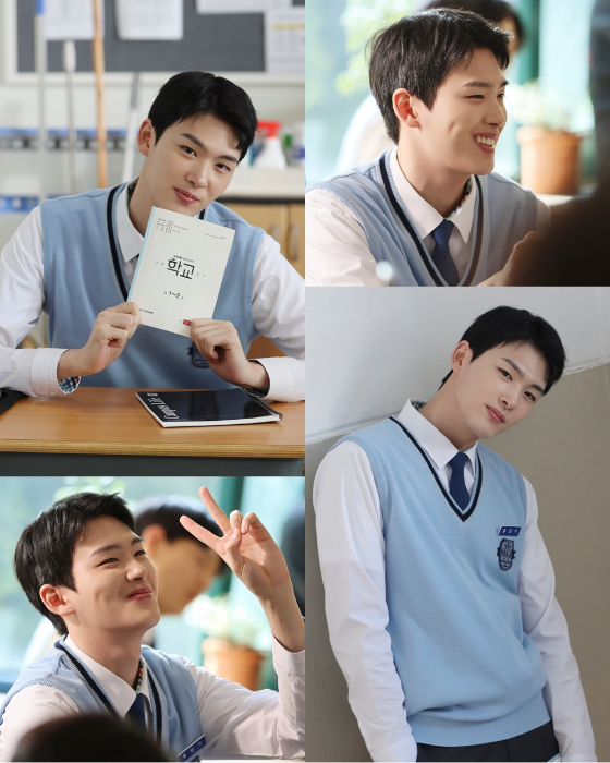 KBS 2TV 수목드라마 '학교 2021'에서 홍민기 역을 맡은 김진곤./사진제공=키이스트