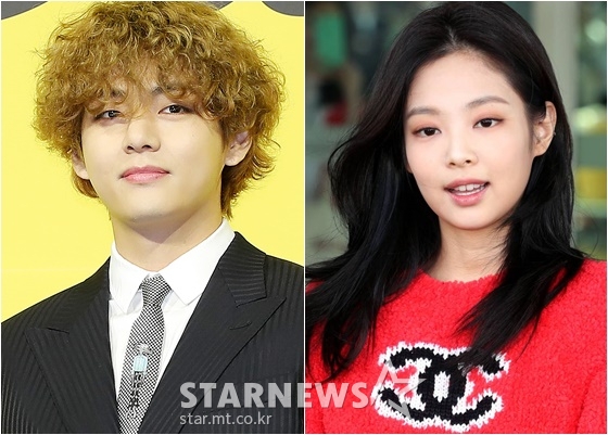 방탄소년단 뷔(왼쪽), 블랙핑크 제니 /사진=스타뉴스