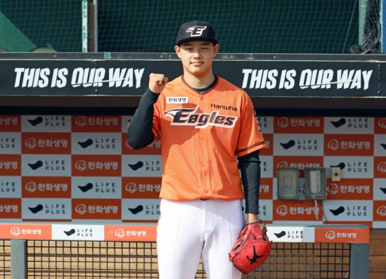 '한국 야구의 미래'로 평가 받는 한화 문동주. /사진=한화 이글스 제공