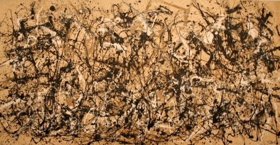 잭슨 폴락(Jackson Pollock), '가을 리듬(Autumn Rhythm; Number 30)', The Metropolitan Museum of Art, New York, 1950.  사진제공= Tim Pendemon via Flickr/Creative Commons.