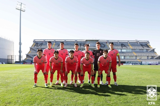 지난 15일 아이슬란드전에 나선 축구대표팀 베스트11. /사진=대한축구협회