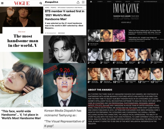 The Most Handsome Man=V' 방탄소년단 뷔, 구글 '가장 잘 생긴 남자' 검색어 점령 - 스타뉴스 The Most Handsome Man=V' 방탄소년단 뷔, 구글 '가장 잘 생긴 남자' 검색어 점령 - 스타뉴스