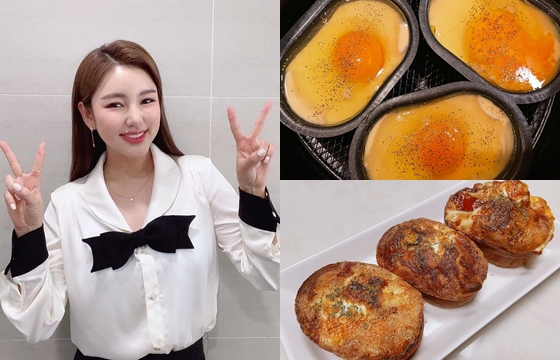 가수 송가인이 직접 만든 계란빵을 공개했다./사진=송가인 인스타그램