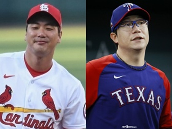 미국 시절의 김광현(왼쪽)과 양현종.  /AFPBBNews=뉴스1
