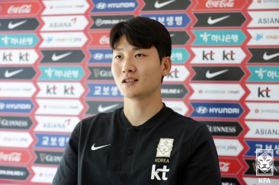 축구대표팀에 발탁된 미드필더 김동현. /사진=대한축구협회