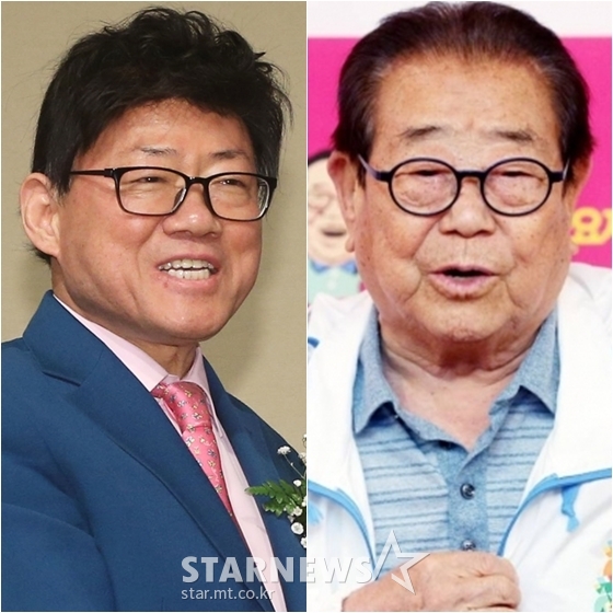엄영수(왼쪽)와 송해 /사진=스타뉴스 