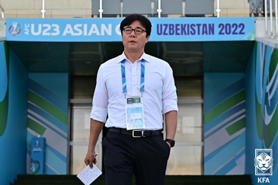 황선홍 대한민국 U-23 축구대표팀 감독. /사진=대한축구협회