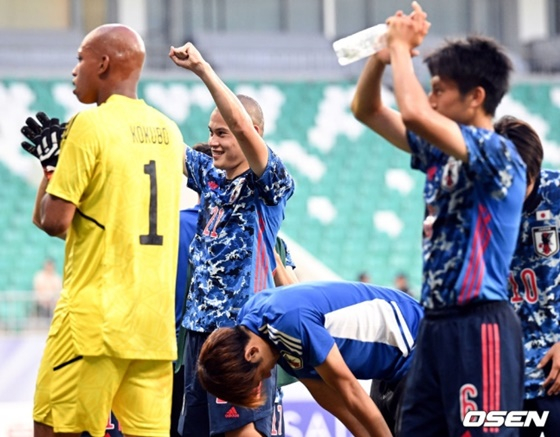 21세 이하 일본 축구대표팀. /사진=OSEN