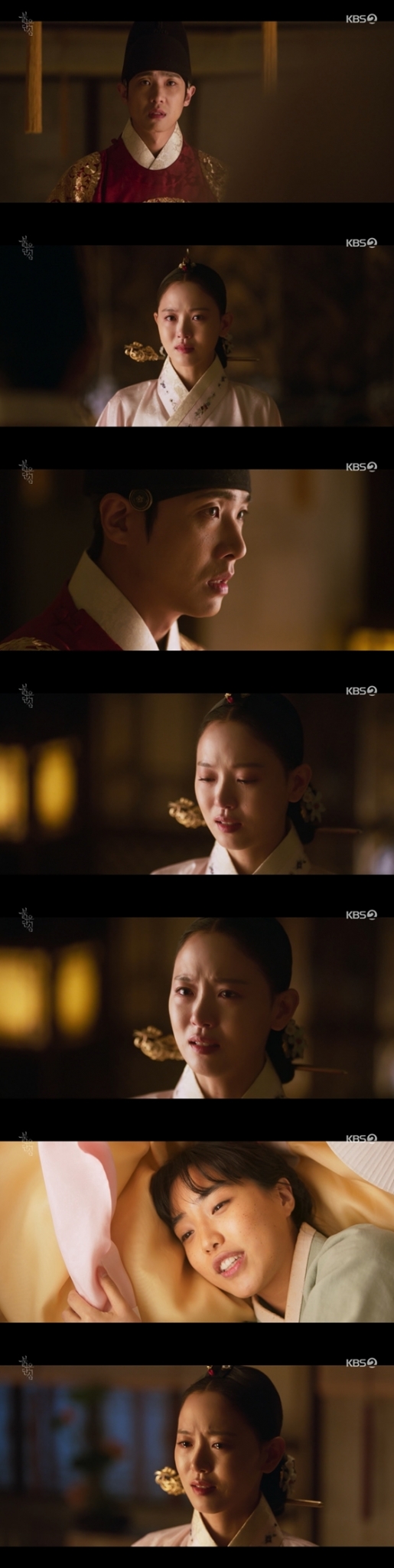 KBS 2TV 월화드라마 '붉은 단심'의 강한나, 이준/사진=KBS 2TV 월화드라마 '붉은 단심' 방송 화면 캡처