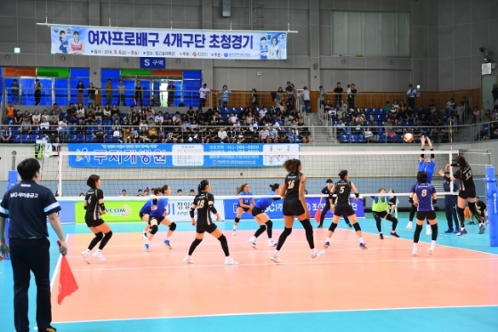 2019 여자프로배구 광주 서머매치./사진=한국배구연맹