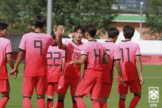 아시아축구연맹(AFC) 아시안컵 본선에 진출한 김은중호. /사진=대한축구협회 제공