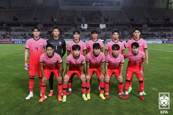 한국 남자 올림픽 축구 대표팀. /사진=대한축구협회 제공