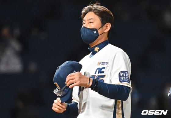 강인권 NC 감독대행. 
