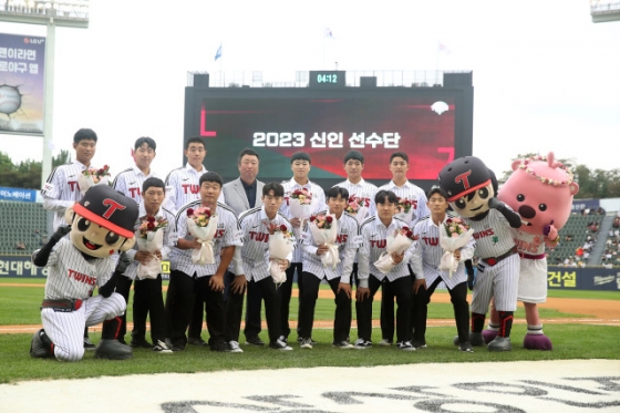 LG 신인 선수들./사진=LG 트윈스