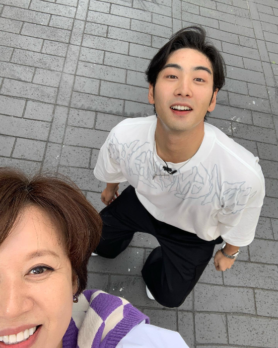 박미선, 백호./사진=박미선 인스타그램