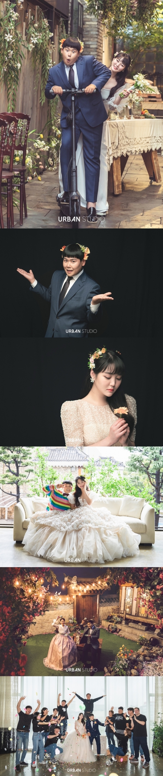 개그맨 김수영 결혼 /사진제공=해피메리드컴퍼니, 웨딩디렉터봉드, 로자스포사, 스플렌디노, 더블앤, 진하, 서윤, 닉스플로스, 어반스튜디오, 규중칠우, 정부자스타일리스트, 웨딩미