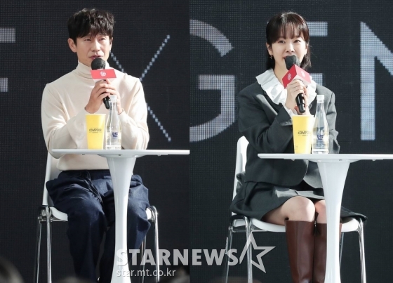 신하균, 한지민 / 사진=김창현 기자 